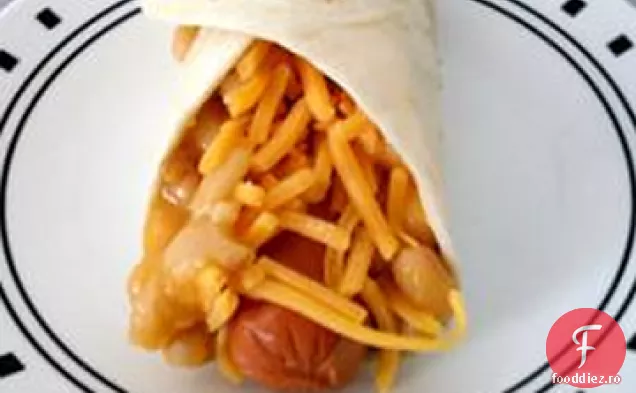 Beanie Weenie Quesadilla Rulouri