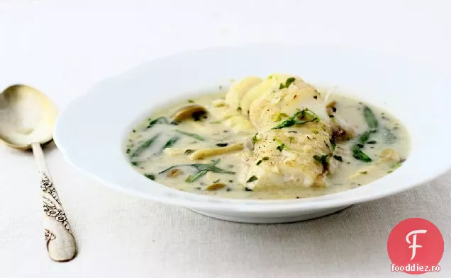 Cod Fiert În Lapte De Cocos