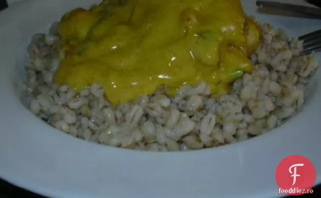 Pui cu Curry și sos de lămâie
