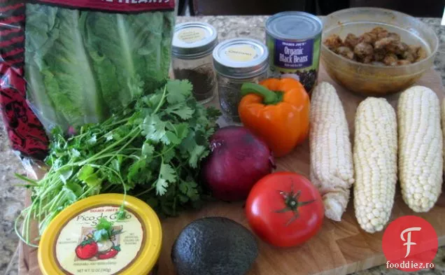 Creveți La Grătar + Salată Fiesta De Porumb