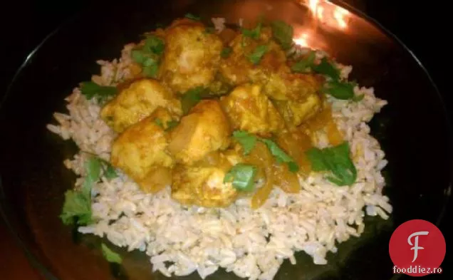 Curry de pui în grabă