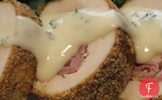 Cordon Bleu De Pui Ușor La Cuptor