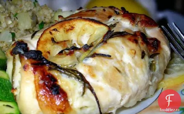 Pui De Rozmarin Cu Lămâie La Grătar