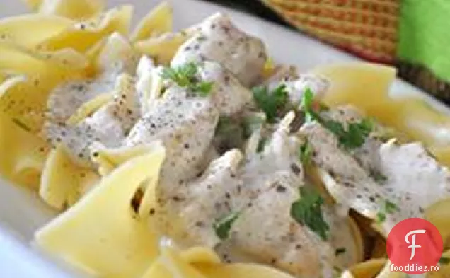 Stroganoff De Pui Cu Aragaz Lent