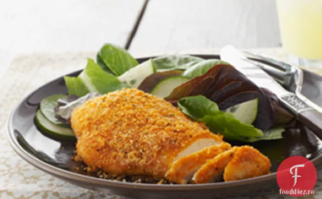 Parmezan crocant - piept de pui de fermă (fâșii sau licitații)