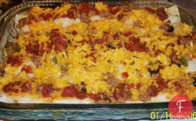 Turcia Enchiladas - - - O Versiune Puțin Mai Ușoară
