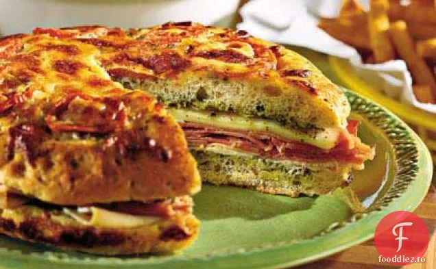 Pesto Focaccia Sandwich