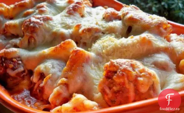 Rigatoni La Cuptor Cu Chiftele
