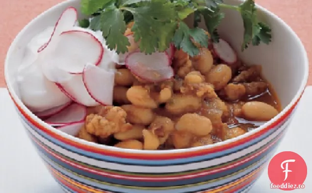 Curcan și Chili de fasole albă