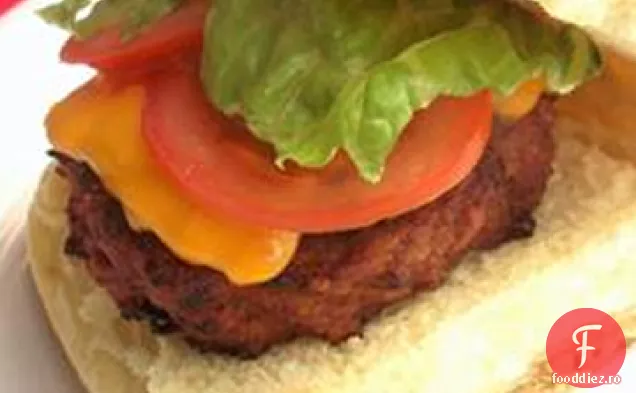 Burgerii de curcan ai lui Travis cu o mușcătură
