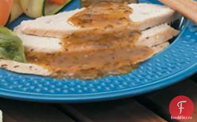 Piept De Curcan La Grătar Cu Citrice