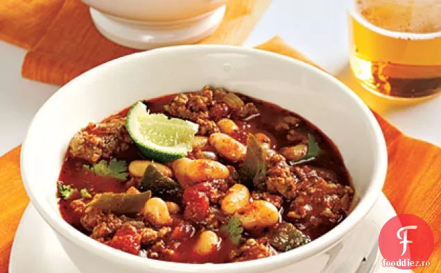 Curcan și Chili de fasole