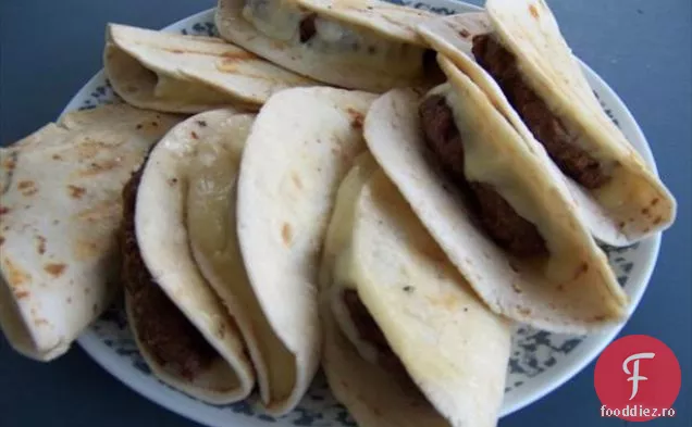 Taquitos de curcan moale al lui V cu scufundare sud-vestică