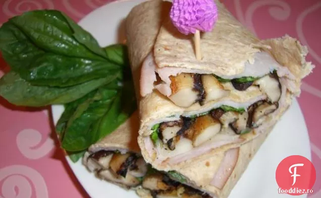 Ghimbir Shiitake Busuioc Curcan Wrap