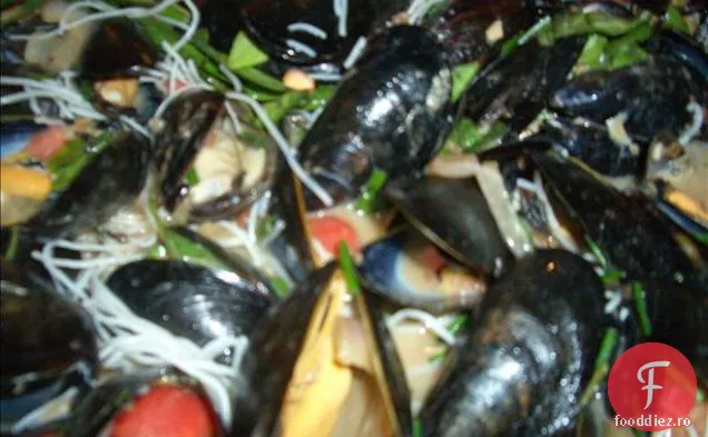 Cozze Umbro (midii în sos de roșii italiene)
