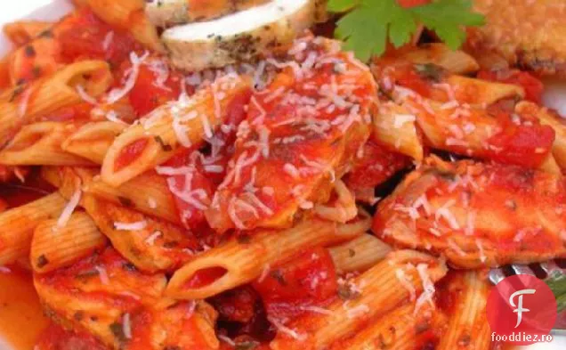 Pastele Penne de pui la grătar ale lui Rick