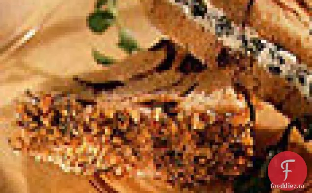 Sandvișuri cu ceai de brânză de capră și Nasturel