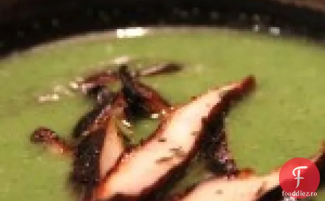 Supă De Năsturel Cu Shiitakes La Grătar