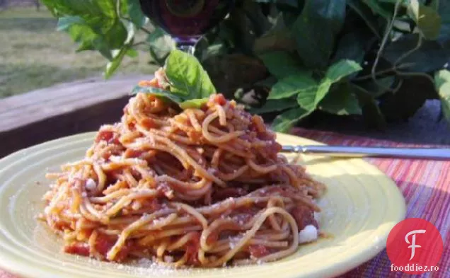 Paste al Pomodoro (tia ia pe reteta basta Paste)