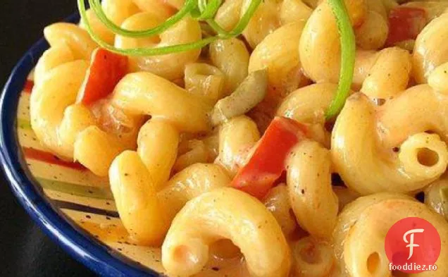 Macaroane mexicane cu conținut scăzut de grăsimi și brânză