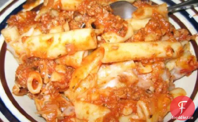 Caserola de Paste din carne de vită măcinată Kittencal-ciuperci