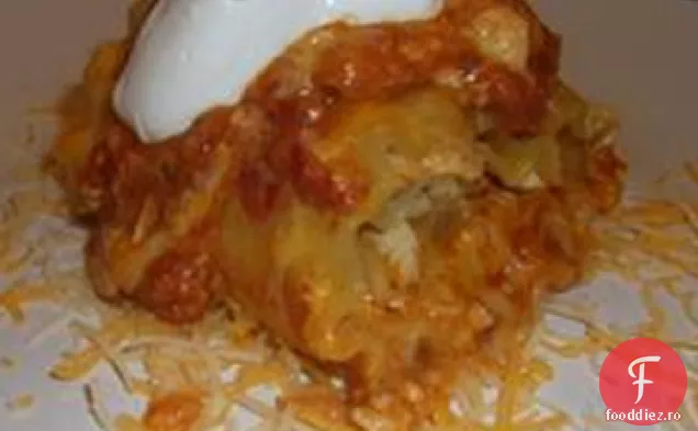 Mexican Lasagna Rollups