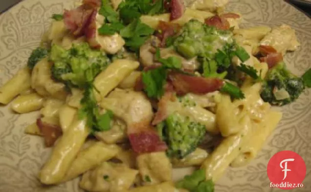 Penne de pui în sos de cremă de Chili afumat
