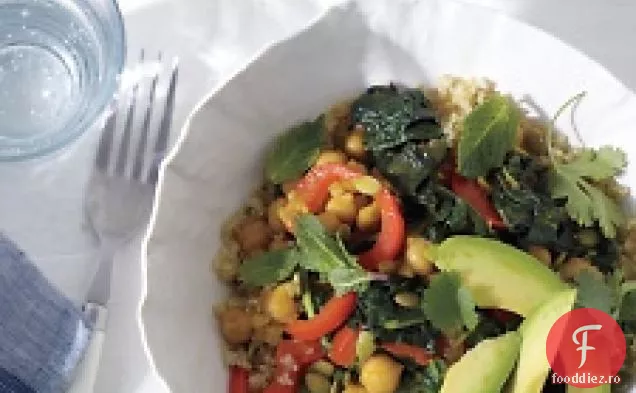 Năut De Șofran Și Verdeață Amară Cu Quinoa