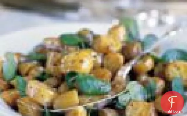 Salată De Cartofi Prăjiți Cu Năsturel Și Vinetă Balsamică