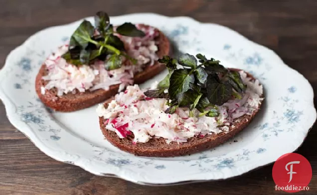 Tartine Cu Unt De Ridiche
