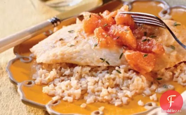 Talpă cu unt de Grapefruit-cimbru