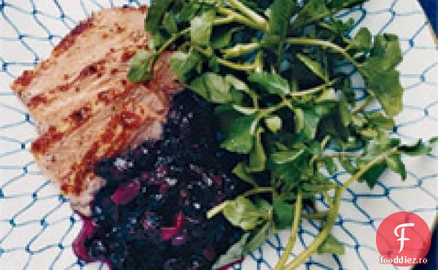 Filet De Porc Cu Chutney De Afine