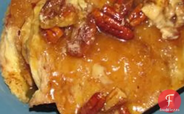 Pâine Prăjită Franceză Cu Caramel La Cuptor