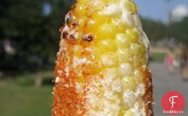 Porumb Mexican pe Știulet (Elote)