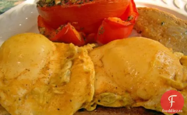 Ouă Pocate Cu Curry