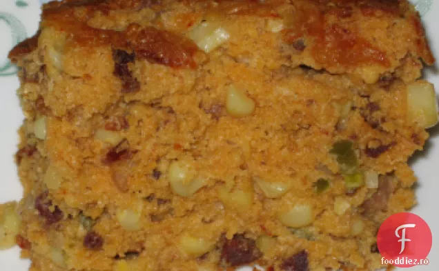Pâine de porumb Chile și Chorizo