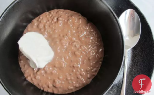 Budincă Cremoasă De Tapioca Cu Ciocolată