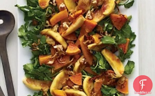 Salată De Ceapă Prăjită De Dovlecei, Mere Și Cipollini