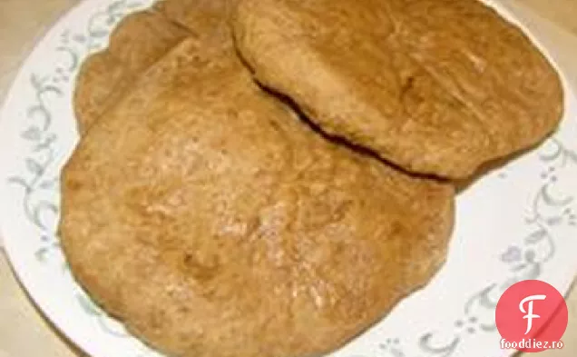Pâine Plată Cu Melasă Integrală De Grâu