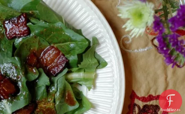 Salată De Păpădie Cu Slănină