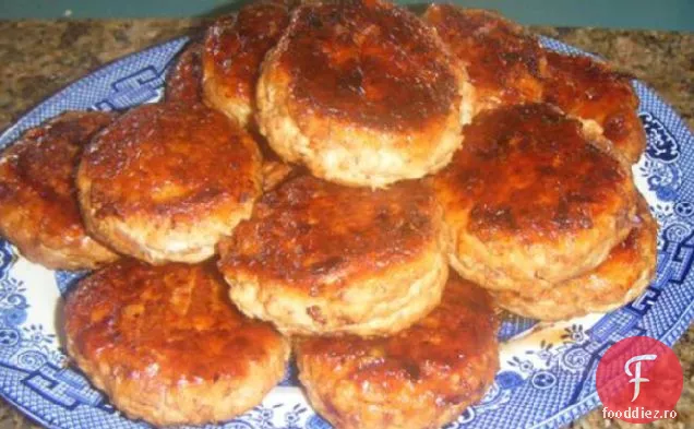 Burgeri De Pui Glazurați Cu Soia De Miere / Rissoles