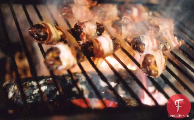 Salată de păpădie la grătar cu smochine învelite în Pancetta