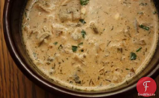 Supă maghiară de ciuperci, din cartea de bucate Moosewood