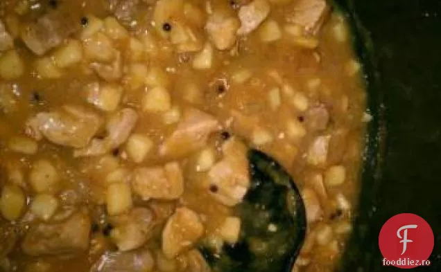 Adobo filipinez (carne de porc sau pui) cu variație de aragaz lent
