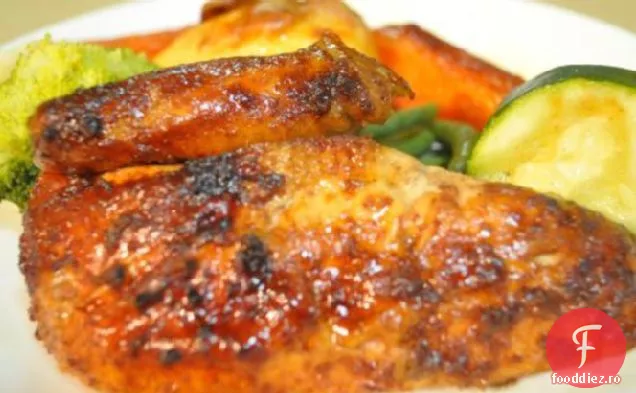 Pui Glazurat Întreg Lipicios