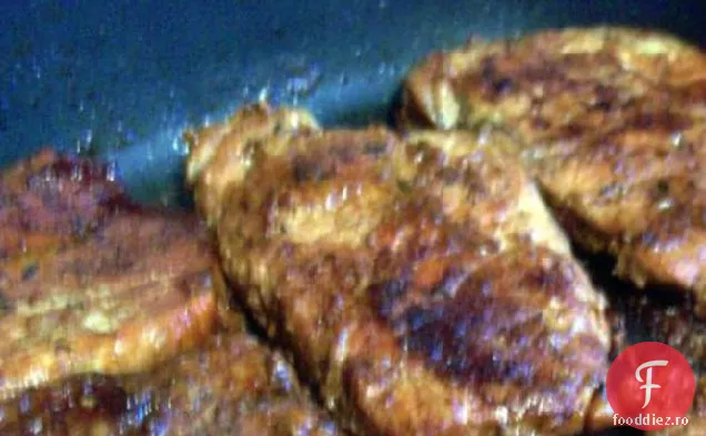 Cotlet De Porc Cu Sos De Soia-Portocale