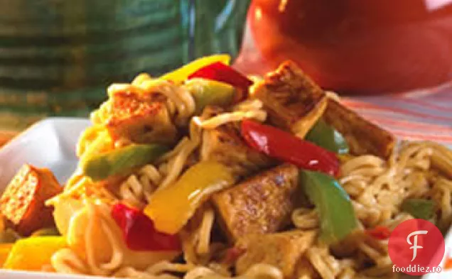 Rapid și ușor Tofu Lo-Mein