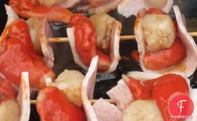 Scoici Învelite Cu Slănină Chineză