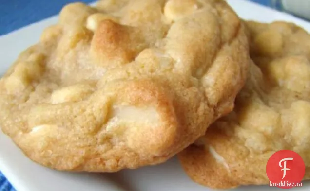Biscuiți Cu Nuci De Macadamia Cu Ciocolată Albă
