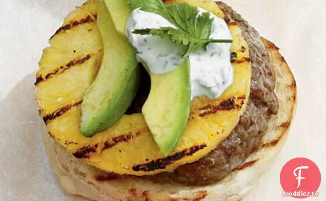 Pineapple-Jalape Burgers